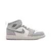 Jordan 1 Mid SE (PS) - Neutral Grey/Smoke Grey-Sail -Feature Clothing 1 Mid SE PS Neutral Grey Smoke Grey Sail FQ8087 002 09 23 24 Feature KN
