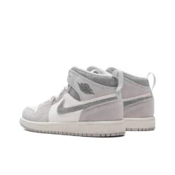 Jordan 1 Mid SE (PS) - Neutral Grey/Smoke Grey-Sail -Feature Clothing 1 Mid SE PS Neutral Grey Smoke Grey Sail FQ8087 002 09 23 24 Feature KN 5