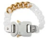 Transparent Chain And Metal Bracelet - Transparent/Gold 1 Transparent Chain And Metal Bracelet - Transparent/Gold -Feature Clothing 1017 ALYX 9SM Transparent Chain and Metal Bracelet Transparent Gold AAUJW0035OT02 MTY0001 12 30 2020 01 3
