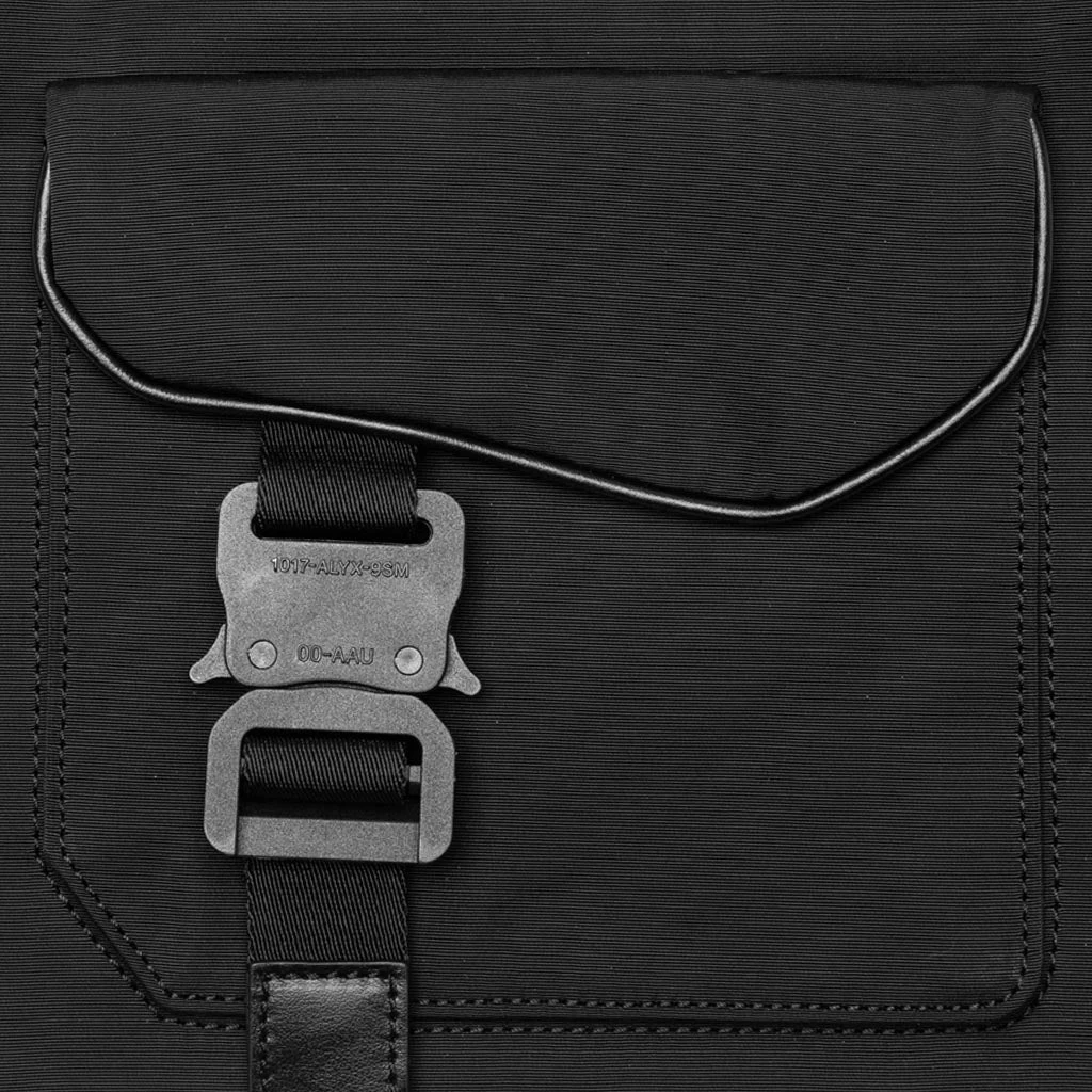 1017 9SM Asymmetrical Flat Pouch Shoulder Bag - Black 4 1017 9SM Asymmetrical Flat Pouch Shoulder Bag - Black - Image 2