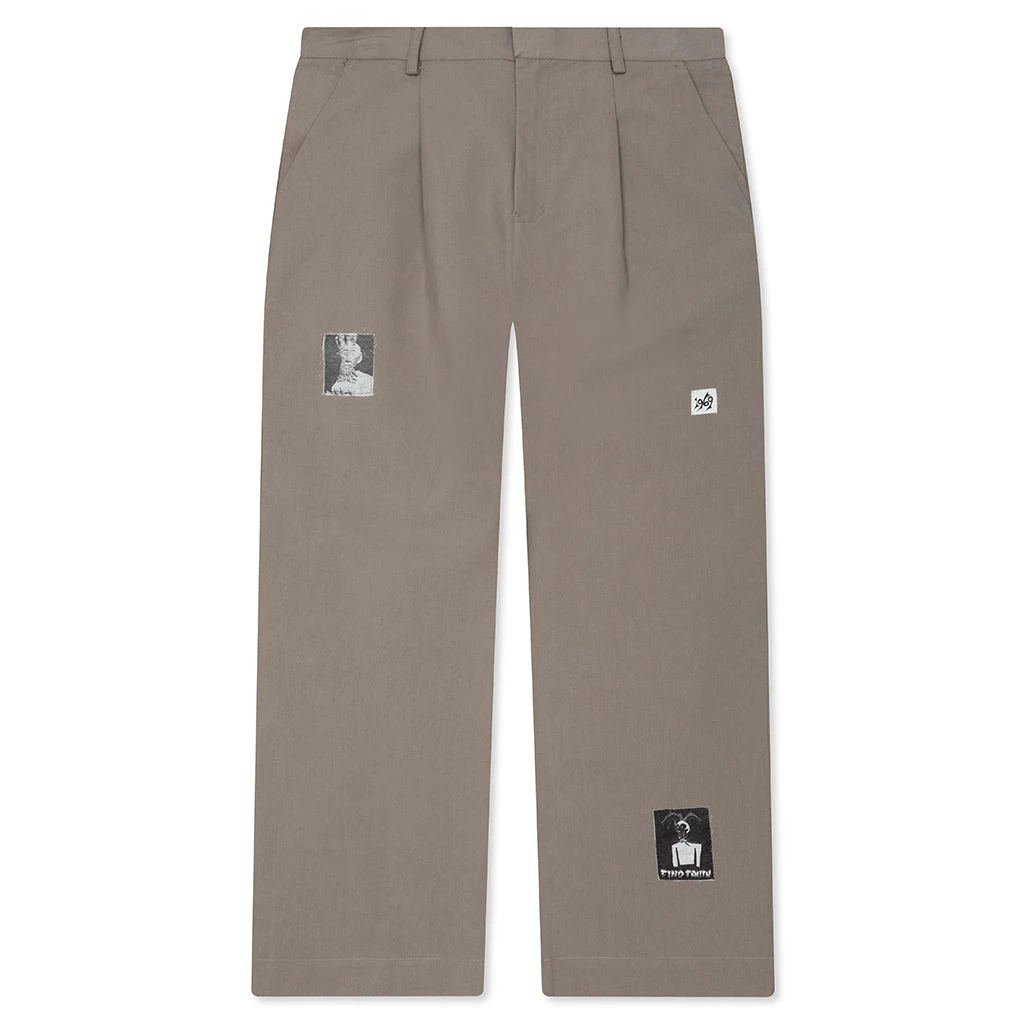 1969 Patches Suit Pant - Khaki 3 1969 Patches Suit Pant - Khaki