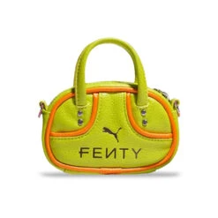 Puma X Fenty Pocket Grip Bag - Lime Sheen/Pumpkin Pie