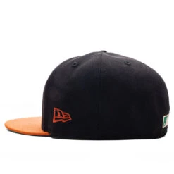 FEATURE X New Era 59FIFTY Fitted SD Padres Cooperstown - Black/Fight Orange/Twill Green 11 FEATURE X New Era 59FIFTY Fitted SD Padres Cooperstown - Black/Fight Orange/Twill Green -Feature Clothing 59FIFTY Fitted San Diego Padres Cooperstown Black Fight Orange Twill Green 70970334 07 03 25 Feature JA 8