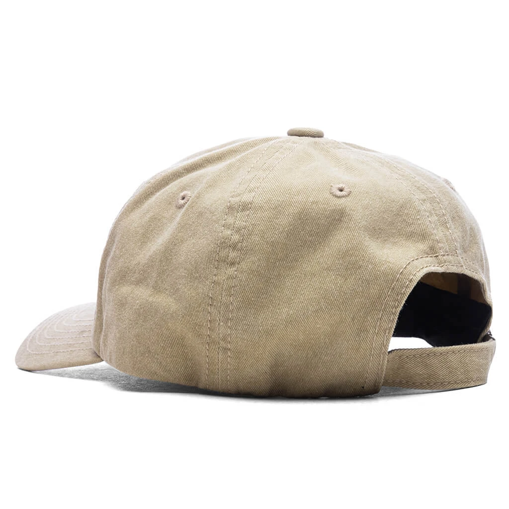 6 Panel Twill Cap #1 - Beige 6 6 Panel Twill Cap #1 - Beige - Image 4