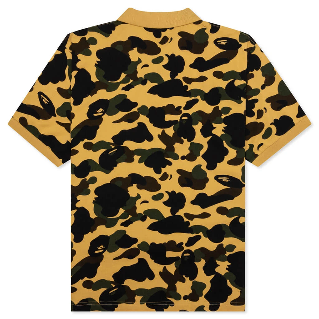 1st Camo One Point Relaxed Fit Polo - Yellow 4 1st Camo One Point Relaxed Fit Polo - Yellow - Image 2