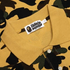1st Camo One Point Relaxed Fit Polo - Yellow 9 1st Camo One Point Relaxed Fit Polo - Yellow -Feature Clothing A Bathing Ape 1St Camo One Point Relaxed Fit Polo Yellow 001POJ301004M YEL 06 29 23 Feature KN 8