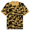 1st Camo One Point Relaxed Fit Polo - Yellow -Feature Clothing A Bathing Ape 1St Camo One Point Relaxed Fit Polo Yellow 001POJ301004M YEL 06 29 23 Feature KN MG