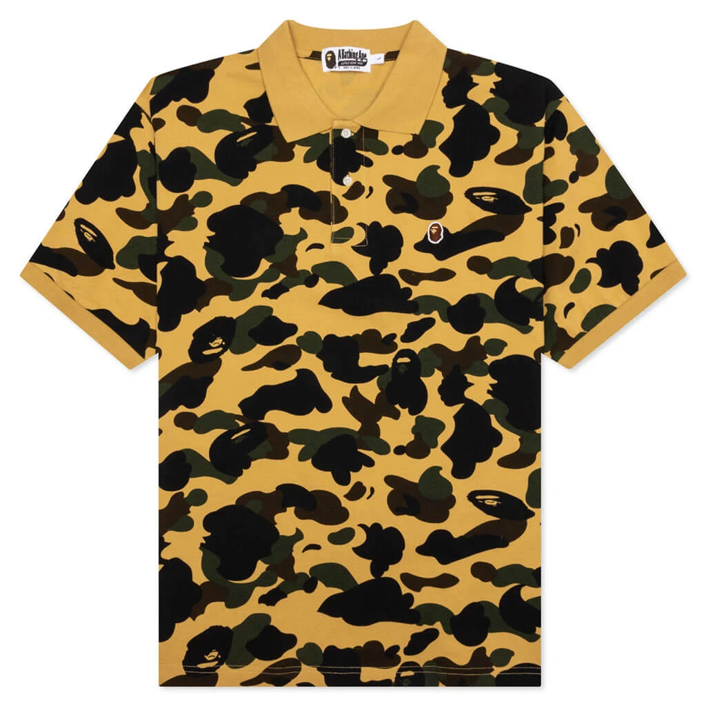 1st Camo One Point Relaxed Fit Polo - Yellow 3 1st Camo One Point Relaxed Fit Polo - Yellow