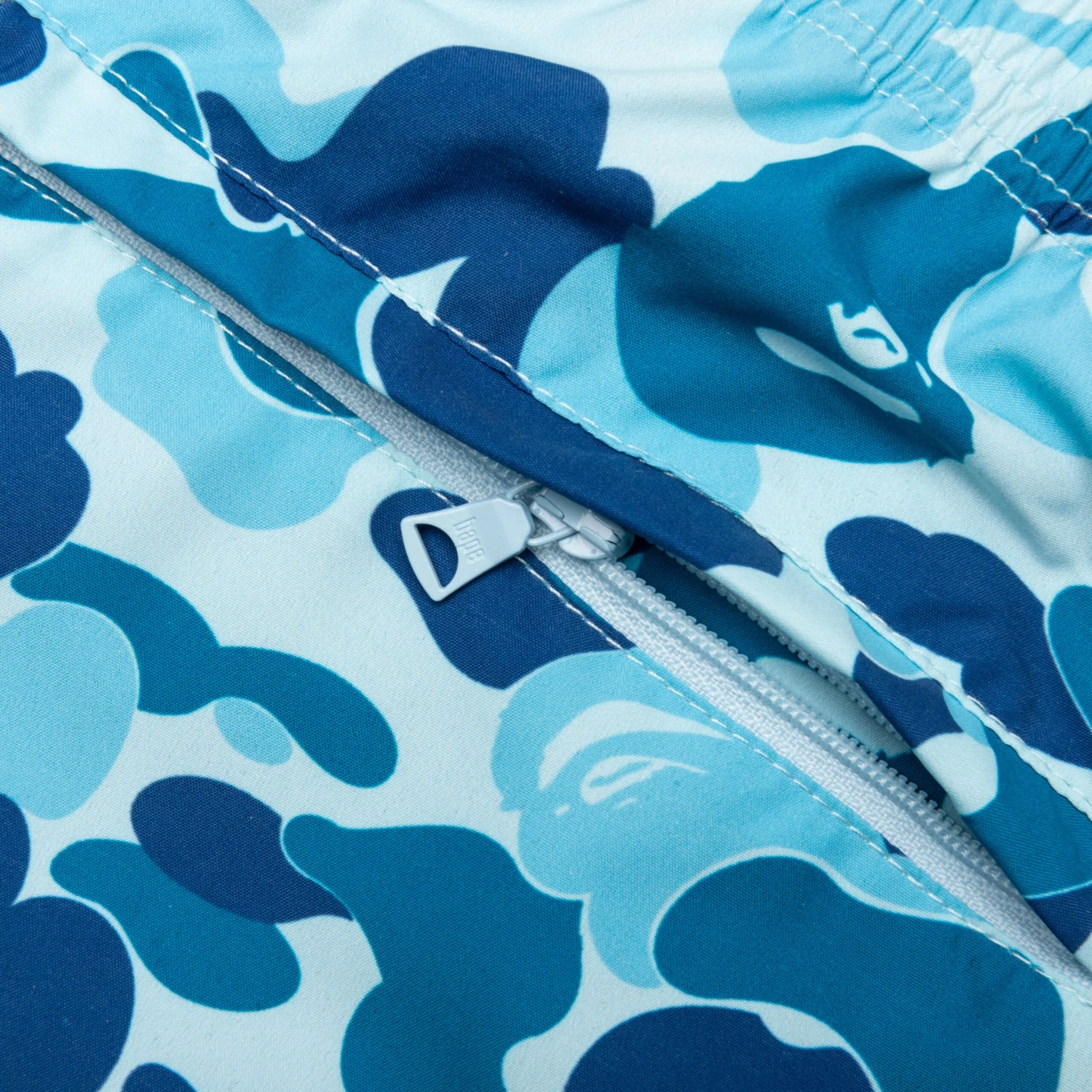 Abc Camo Beach Shorts - Blue 5 Abc Camo Beach Shorts - Blue - Image 3