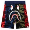 Mix Camo Crazy Sweat Shorts - Multi -Feature Clothing A Bathing Ape Mix Camo Crazy Sweat Shorts MUL 001SPJ301015M MUL 06 30 23 Feature JP