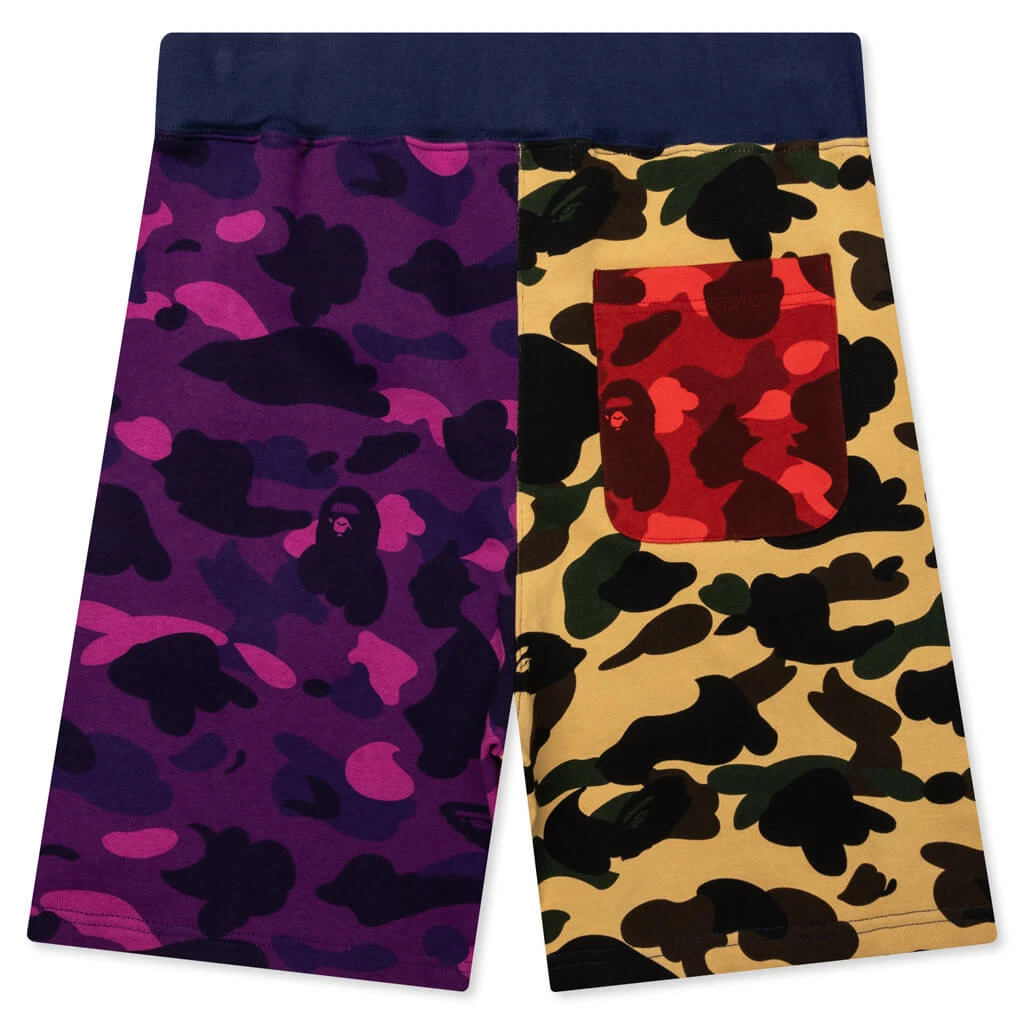 Mix Camo Crazy Sweat Shorts - Multi 4 Mix Camo Crazy Sweat Shorts - Multi - Image 2