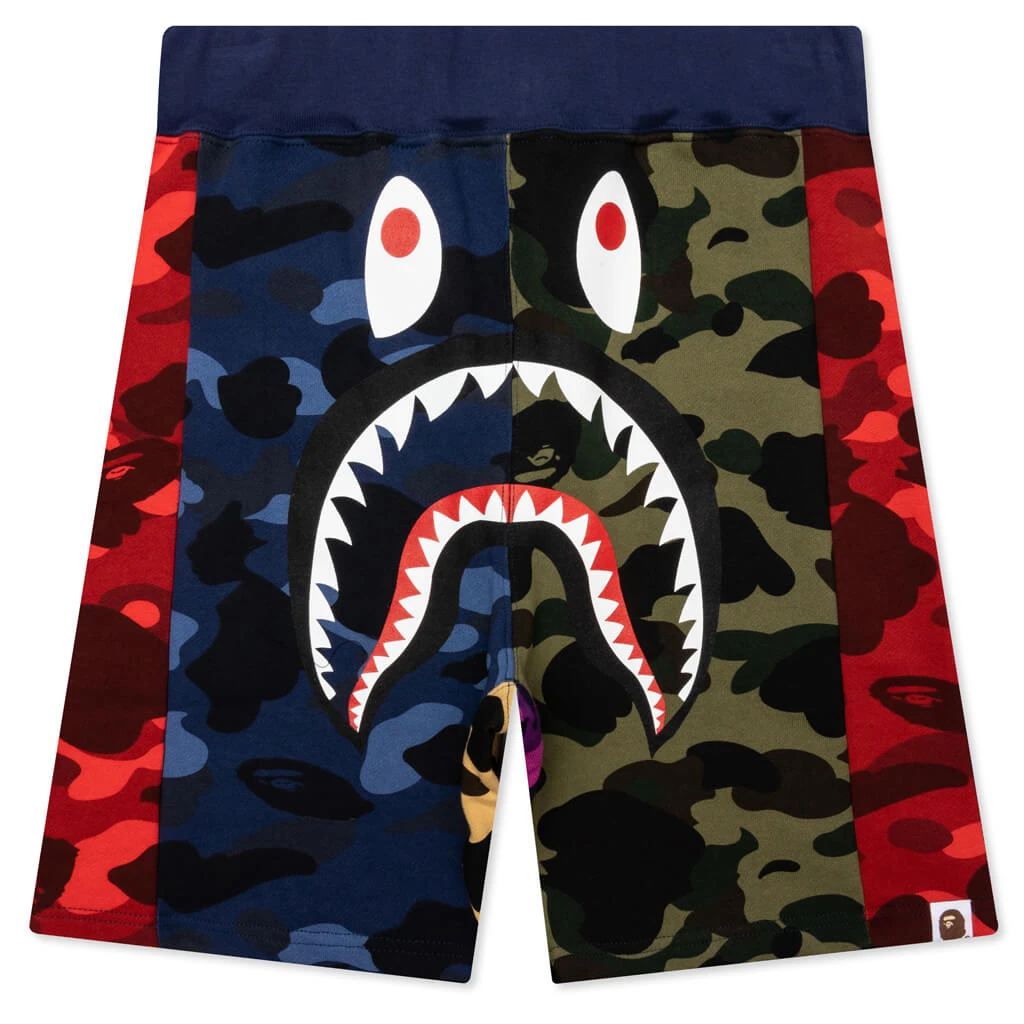 Mix Camo Crazy Sweat Shorts - Multi 3 Mix Camo Crazy Sweat Shorts - Multi