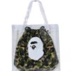ABC Camo Clear Tote Bag - Green