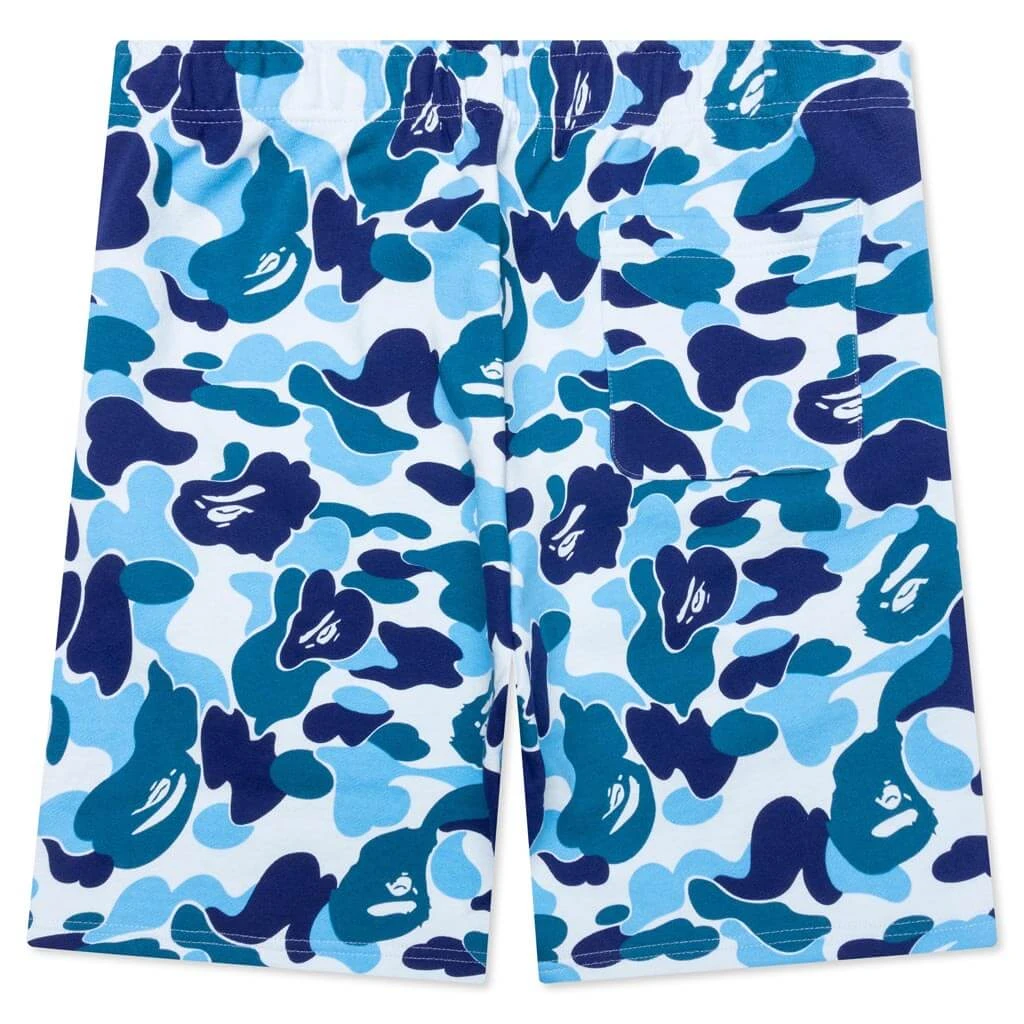 ABC Camo Shark Sweat Shorts - Blue 4 ABC Camo Shark Sweat Shorts - Blue - Image 2