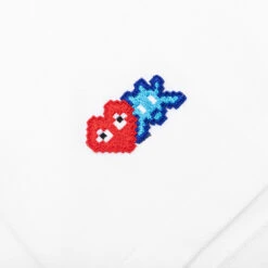 Comme Des Garçons Play Comme Des Garcons PLAY X The Artist Invader Polo - White -Feature Clothing AZ T336 051 3