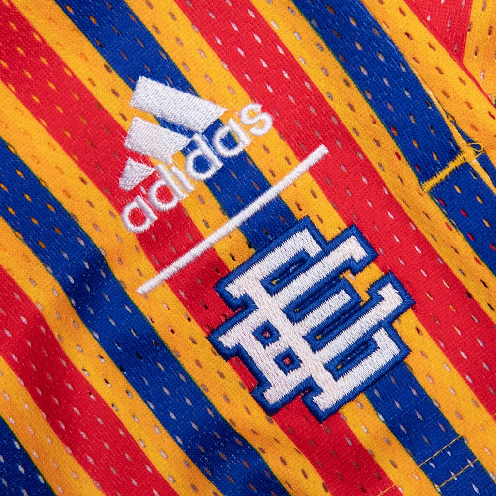 Adidas Originals X Eric Emanuel X McDonald's Shorts - Athletic Yellow 6 Adidas Originals X Eric Emanuel X McDonald's Shorts - Athletic Yellow - Image 4