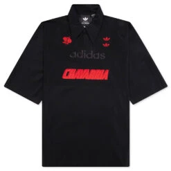 Adidas Originals X Willy Chavarria Polo Shirt - Black