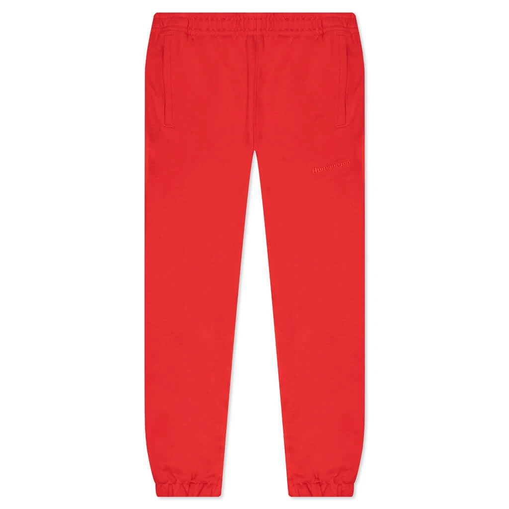 Adidas Originals Adidas X Pharrell Williams Basics Pant - Vivid Red 3 Adidas Originals Adidas X Pharrell Williams Basics Pant - Vivid Red