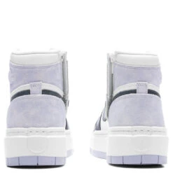 Air Jordan Womens 1 Elevate High - Titanium/DK Smoke Grey/Sail -Feature Clothing Air Jordan 1 Elevate High Women s Titanium Dark Smoke Grey Sail 07 07 23 Feature KN 6