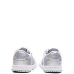 Air Jordan 1 Low OG 'Metallic Silver' (TD) - Neutral Grey/Metallic Silver/White -Feature Clothing Air Jordan 1 Low OG TD Neutral Grey Metallic Silver White FQ5435 002 05 29 24 Feature VR 6