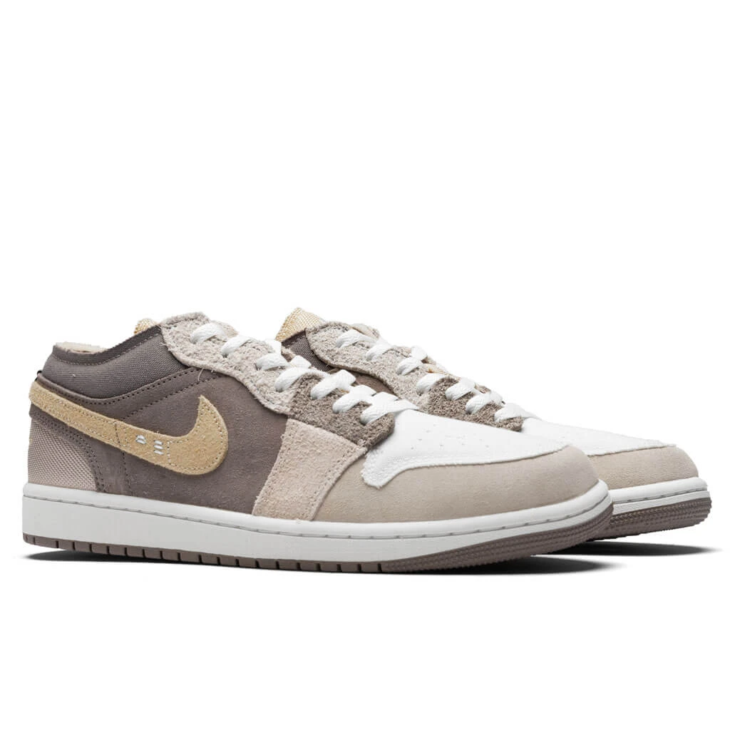 Air Jordan 1 Low SE Craft - Taupe Haze/Mint Foam/Celestial Gold 4 Air Jordan 1 Low SE Craft - Taupe Haze/Mint Foam/Celestial Gold - Image 2