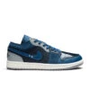 Air Jordan 1 Low SE Craft (GS) - Obsidian/Ashen Slate/French Blue 2 Air Jordan 1 Low SE Craft (GS) - Obsidian/Ashen Slate/French Blue -Feature Clothing Air Jordan 1 Low SE Craft GS Obsidian Ashen Slate French Blue DX2194 400 12 03 22 Feature JM