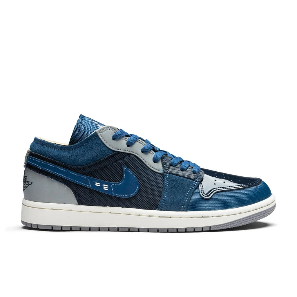 Air Jordan 1 Low SE Craft (GS) - Obsidian/Ashen Slate/French Blue 3 Air Jordan 1 Low SE Craft (GS) - Obsidian/Ashen Slate/French Blue