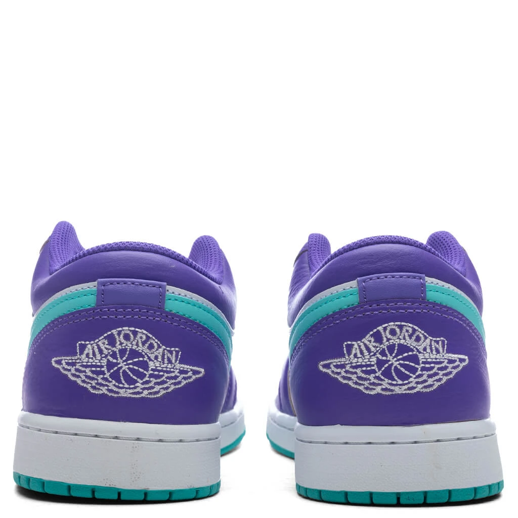 Air Jordan 1 Low SE - Psychic Purple/Hyper Jade/White 6 Air Jordan 1 Low SE - Psychic Purple/Hyper Jade/White - Image 4