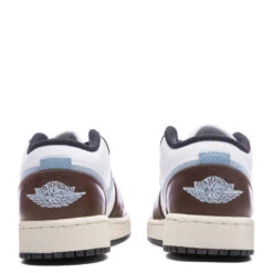 Air Jordan 1 Low SE (GS) - White/Blue Grey/Sail -Feature Clothing Air Jordan 1 Low SE GS White Blue Grey Black FQ8156 142 03 10 24 Feature VR 6