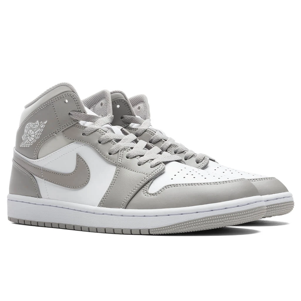 Air Jordan 1 Mid - College Grey/Light Bone/White 4 Air Jordan 1 Mid - College Grey/Light Bone/White - Image 2
