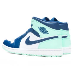 Air Jordan 1 Mid - Mystic Navy/Mint Foam/White -Feature Clothing Air Jordan 1 Mid Mystic Navy Mint Foam White 554724 413 06 03 22 Feature DV 3