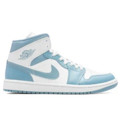 Women's Air Jordan 1 Mid 'UNC' - Sail/Worn Blue