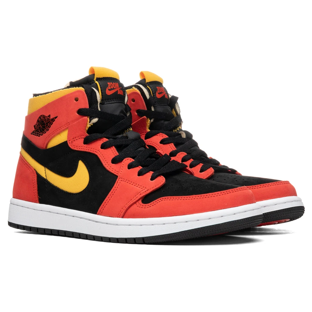 Air Jordan 1 Zoom Air Jordan Comfort - Black/Chile Red 4 Air Jordan 1 Zoom Air Jordan Comfort - Black/Chile Red - Image 2