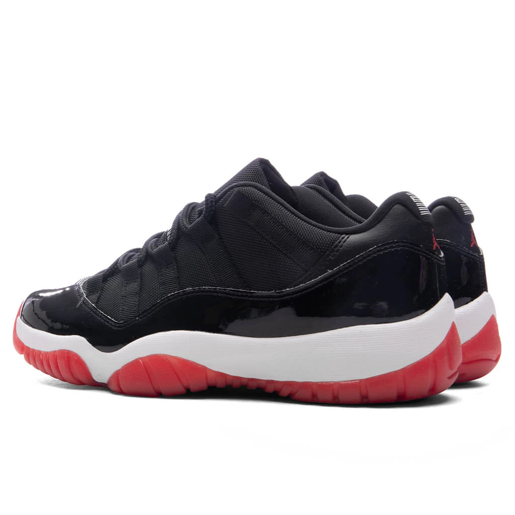 Air Jordan 11 Retro Low 'Bred' - Black/Varsity Red/White 5 Air Jordan 11 Retro Low 'Bred' - Black/Varsity Red/White - Image 3