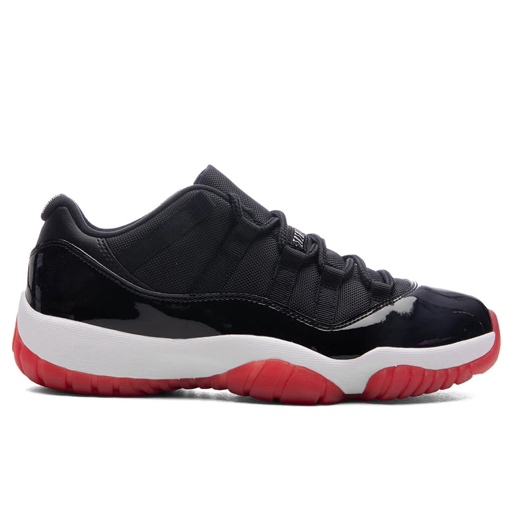Air Jordan 11 Retro Low 'Bred' - Black/Varsity Red/White 3 Air Jordan 11 Retro Low 'Bred' - Black/Varsity Red/White