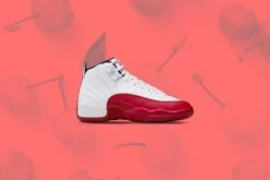 Air Jordan 12 Retro (GS) 'Cherry' - White/Black/Varsity Red -Feature Clothing Air Jordan 12 Retro White Black Varsity Red CT8013 116 October 11 2023 copy