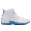 Air Jordan 12 Retro 'Melo' - White/University Blue/Metallic Silver -Feature Clothing Air Jordan 12 Retro Melo White University Blue Metallic Silver CT8013 112 04 29 25 Feature KN