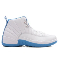 Air Jordan 12 Retro 'Melo' - White/University Blue/Metallic Silver