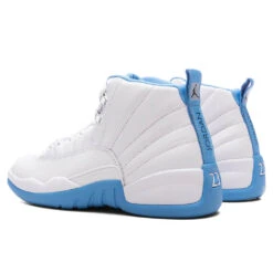 Air Jordan 12 Retro 'Melo' - White/University Blue/Metallic Silver -Feature Clothing Air Jordan 12 Retro Melo White University Blue Metallic Silver CT8013 112 04 29 25 Feature KN 5