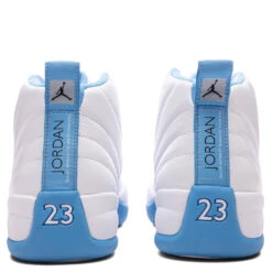 Air Jordan 12 Retro 'Melo' - White/University Blue/Metallic Silver -Feature Clothing Air Jordan 12 Retro Melo White University Blue Metallic Silver CT8013 112 04 29 25 Feature KN 6