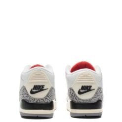 Air Jordan 3 Retro (PS) White Cement Reimagined - Summit White/Fire Red -Feature Clothing Air Jordan 3 Retro PS Summit White Fire Red Cement Grey DM0966 100 04 06 23 S NF Feature 6