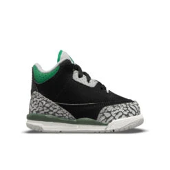 Air Jordan 3 Retro (TD) "Pine Green" - Black/Pine Green/Silver