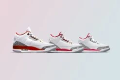 Air Jordan 3 Retro (GS) - White/Light Curry/Cardinal Red -Feature Clothing Air Jordan 3 Retro group 126 Feature 02 16 22 01 378f8454 6061 47f3 a6f3 57979633de1c