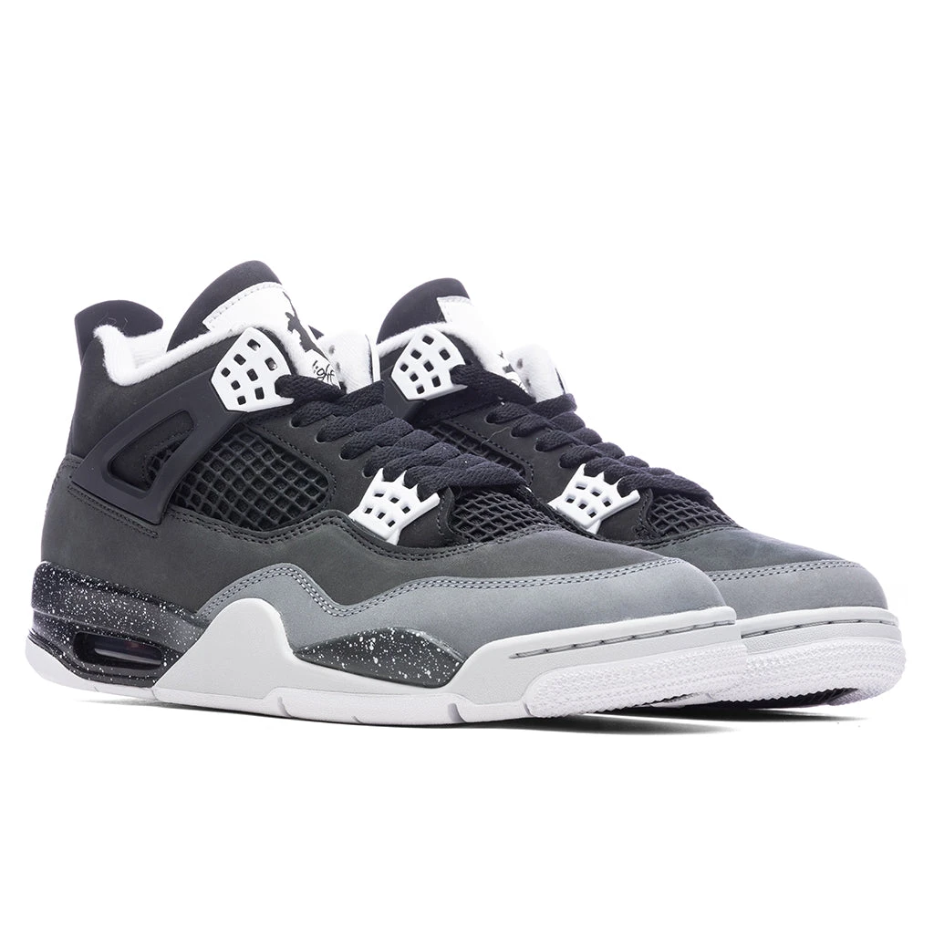 Air Jordan 4 Retro 'Fear' - Black/White/Anthracite/Black 4 Air Jordan 4 Retro 'Fear' - Black/White/Anthracite/Black - Image 2
