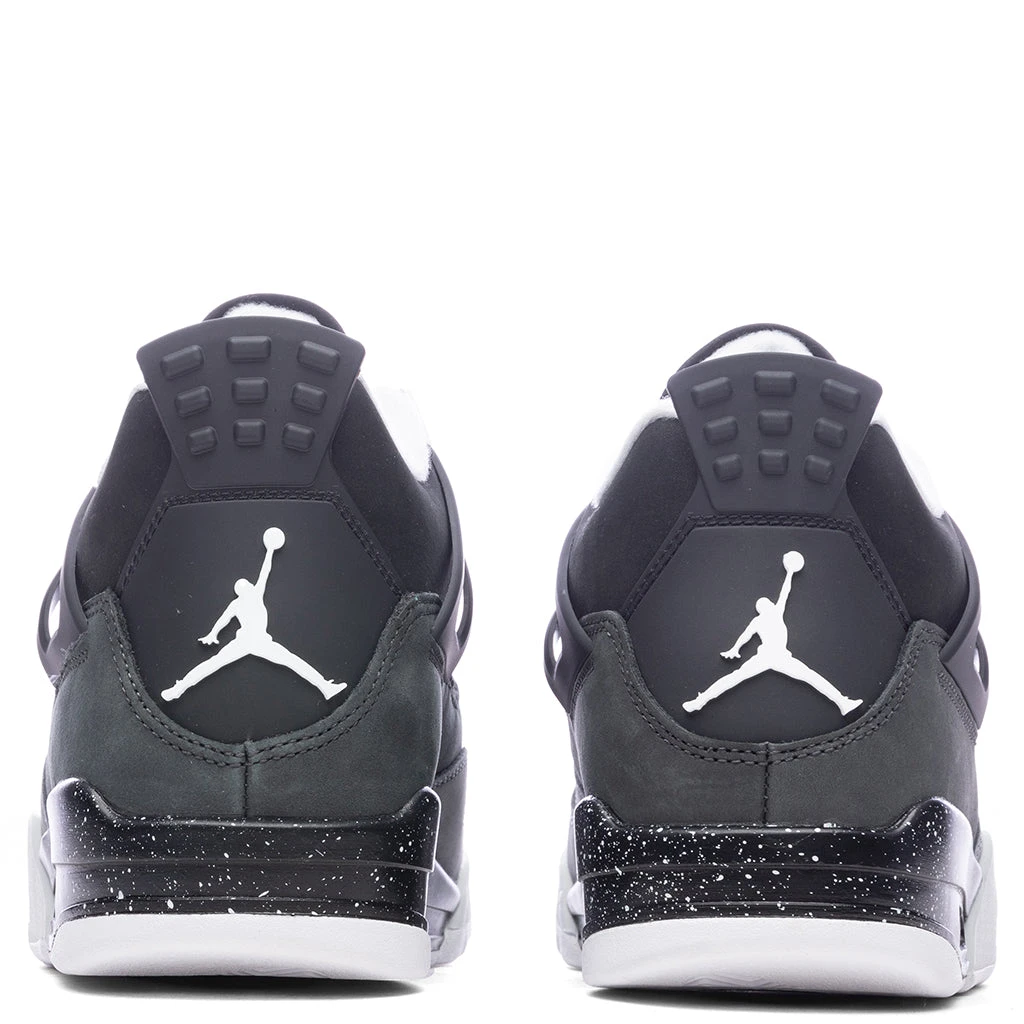 Air Jordan 4 Retro 'Fear' - Black/White/Anthracite/Black 6 Air Jordan 4 Retro 'Fear' - Black/White/Anthracite/Black - Image 4
