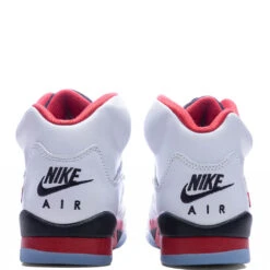 Air Jordan 5 Retro OG Fire Red 'Black Tongue' (GS) - White/Fire Red/Black 10 Air Jordan 5 Retro OG Fire Red 'Black Tongue' (GS) - White/Fire Red/Black -Feature Clothing Air Jordan 5 Retro OG GS White Fire Red Black HQ7980 101 08 21 25 Feature KN 6