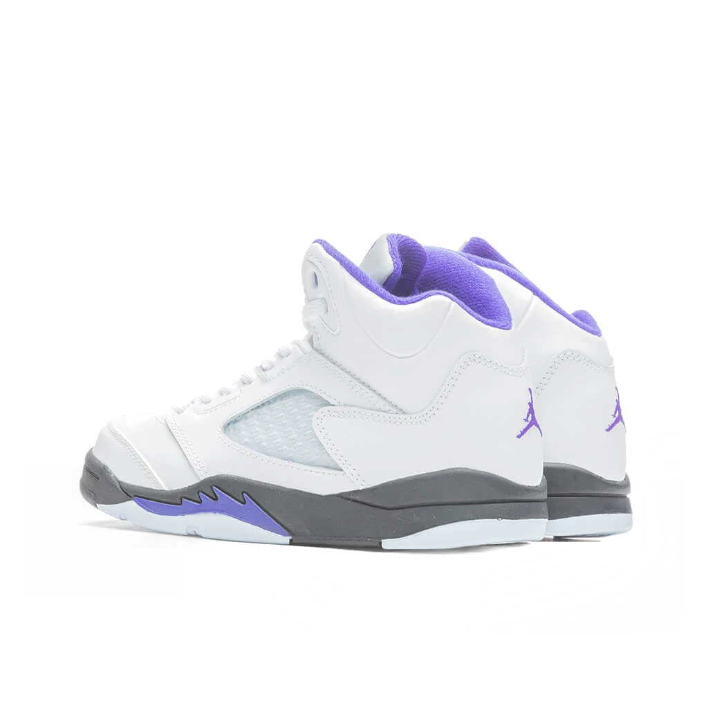 Air Jordan 5 Retro (PS) - White/Dark Concord/Black 5 Air Jordan 5 Retro (PS) - White/Dark Concord/Black - Image 3