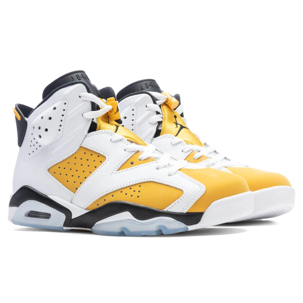 Air Jordan 6 Retro - White/Yellow Ochre/Black 4 Air Jordan 6 Retro - White/Yellow Ochre/Black - Image 2