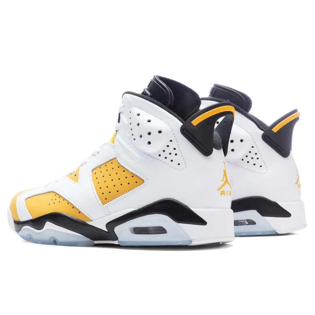Air Jordan 6 Retro - White/Yellow Ochre/Black 5 Air Jordan 6 Retro - White/Yellow Ochre/Black - Image 3