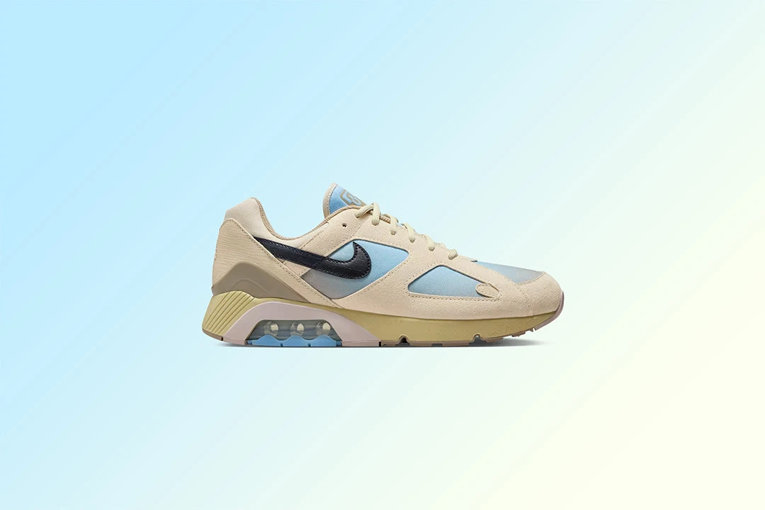 Nike Air 180 - Light Khaki/Black/Team Gold/Psychic Blue 7 Nike Air 180 - Light Khaki/Black/Team Gold/Psychic Blue - Image 5